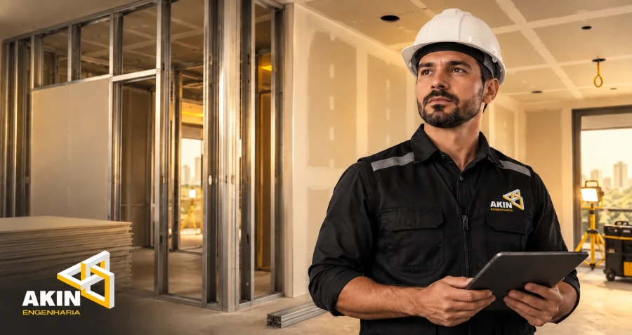Execução de Drywall